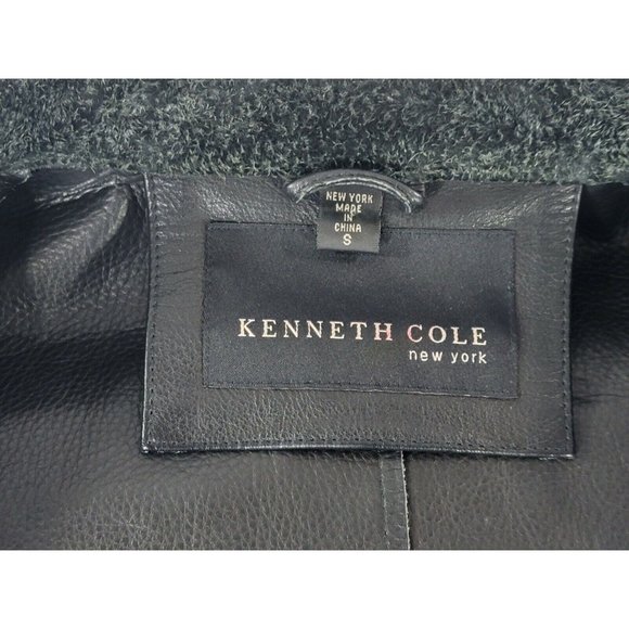 Kenneth Cole New York Men's Heavy Cow Skin Rough Leather Men's Sz S - Picture 7 of 11